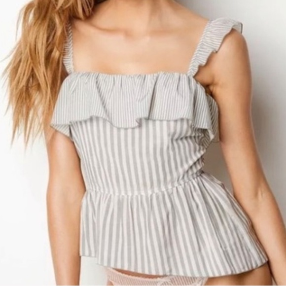 Victoria's Secret Other - 🛍VS Ruffle Striped Top!